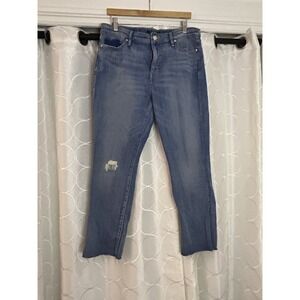 Lauren Ralph Lauren Premier Straight Ankle Jeans ~ Size 14 ~ Classic